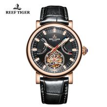 Reef Tiger/RT Brand Luxury Watches Reloj Hombre Men Leather Waterproof Mechanical Automatic Watch Relogio Masculino+Box RGA1950 2024 - buy cheap