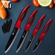 XYj керамический нож 3 ''4'' 5 ''6'' дюймов кухонный нож белый и черный нож ножи для фруктов нож для очистки овощей Кухонные ножи инструмент для приготовления пищи 2024 - купить недорого