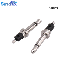 Sindax-auriculares Mono Audio, 2,5mm, conector macho para soldar, negro, 50 unidades 2024 - compra barato