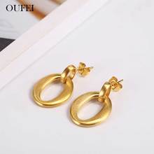 OUFEI Stud Earrings For Women  Jewelry Accessories Fashion Charm Earring Stainless Steel Jewelry Woman Wholesale Free Shipping 2024 - buy cheap