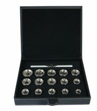 Molde de abertura de caixa de relógio, 15 peças de aço inoxidável para remoção de caixa de relógio minimalista 2024 - compre barato