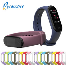 Mi Band 4 3 Strap bracelet Silicone Wristband band Smart mi band 3 4 bracelet Accessories wrist Strap and for Xiaomi Mi Band 4 3 2024 - buy cheap