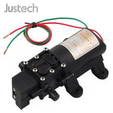 Justech-bomba d'água elétrica, 12v, 60w, micro diafragma, pulverizador de água para lavagem de carro, bomba de alta pressão de 4 litros por minuto, para barco agrícola 2024 - compre barato