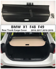 Rear Trunk Cargo Cover For BMW X1 F48 F49 2016 2017 2018 2019 2020 High Qualit Car Security Shield Accessories Black Beige 2024 - buy cheap