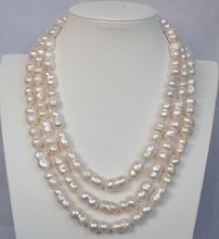 3strds натуральный 12x18 мм в виде белой тыквы FW ожерелье 2024 - купить недорого