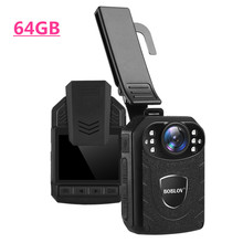 BOBLOV 64GB Police Camera HD1296P Video Recorder Wearable Body Camera 2 Inch Screen Security Mini Comcorders camara policial 2024 - buy cheap