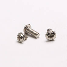 100PCS Round Head With Screws / With Screws / Computer Screws / Comes With A Pad   M3*4/5/6/8/10/12/16 GB818 2024 - buy cheap