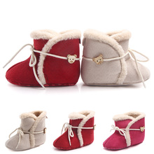 Botas de bebê do urso de neve, sapatinho quente para crianças recém-nascidas, para meninos e meninas, inverno 2024 - compre barato