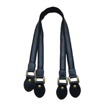 2 asas de cuero para bolso de Tela de cuero, correa para bolso de mano, Asa duradera para bolso de niña, accesorios de 60cm, color negro 2024 - compra barato