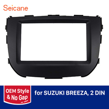 Seicane-kit de painel de guarnição para carro, 2 din, rádio, estéreo, moldura, para suzuki, breeza, kit de painel de áudio 2024 - compre barato