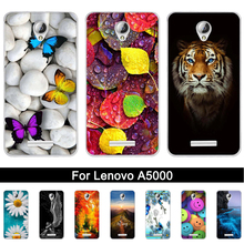 Phone Case for Lenovo A5000 Soft Silicone Back Cover for Lenovo A 5000 TPU Print Shells for lenovo a5000 a 5000 Fundas Coque Bag 2024 - buy cheap