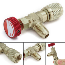 1Pc Refrigeration Air conditioning Charging Valve Adapter 1/4''-5/16'' R410 R32 Copper Control Valve Refrigerant Charging Hose 2024 - купить недорого