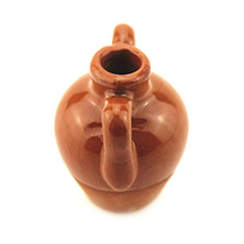Mini pote de cerâmica em miniatura para casa de boneca 1:12, ornamento para decoração de casa de boneca artesanal, acessórios de casa de boneca 2024 - compre barato