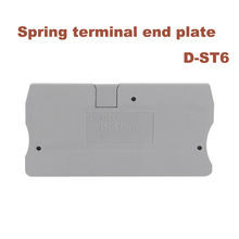 Tampa espaçadora de placa de terminal, 30/50/100 peças st6 terminais de mola, bloco universal, mortimera, isolamento lateral, tampa de espaçador 2024 - compre barato