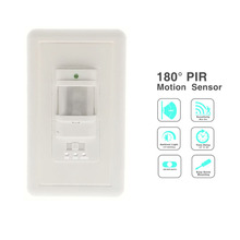 110V-220V ON OFF AUTO Wall Mount Motion Sensor Switch Automatic PIR Infrared Sensor Light Switch with 9m Max 2024 - buy cheap