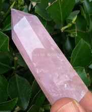 Xd j00154-punta de cristal de cuarzo curativa, roca Natural, rosa, nueva oferta 2024 - compra barato