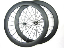 Ultra light weight 1480g 60mm profile 23mm width 700C carbon fiber road cycle wheel 11 speed 8 bearing hub 2024 - buy cheap