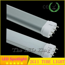1 pçs super brilhante led lâmpada 2g11 led tubo luz 12w 15 18 25 led luz AC85-265V epistar smd ce & rosh branco quente frio branco 2024 - compre barato