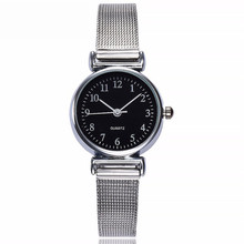 Vansvar Women Metal Stainless Steel Dress Watches Fashion Silver Mesh Quartz Watch Relogio Feminino Gift Clock Dropshipping 533 2024 - buy cheap