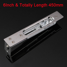 2PCS 6" Lengthen Style (Length=450mm) Stainless Steel Door Bolt Security Door Guard Lever Action Flush Latch Slide Bolt Lock 2024 - buy cheap