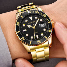 Wristwatch Men Watch CURDDE Men's Fashion Military Stainless Steel Date Sport Quartz Analog Wrist Watch luxury Classics J15 2024 - buy cheap