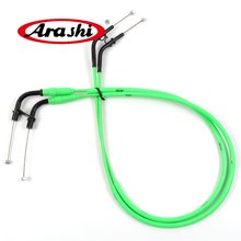 Arashi Throttle Cable Z1000 2011-2013 Stainless Rubber Throttle Cable For KAWASAKI Z 1000 2011 2012 2013 2024 - buy cheap