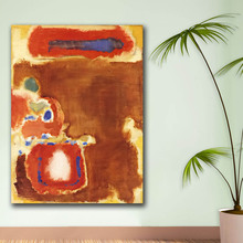 Wall Pictures For Living Room Abstract mark_rothko Untitled (6) Canvas Art Home Decor Modern No Frame Oil Painting 2024 - buy cheap