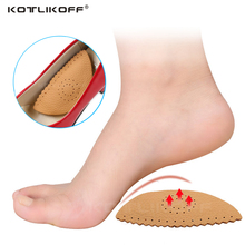 KOTLIKOFF Breathable Invisible Orthopedic Insoles Massage Arch Support Padded Pasteable Shoes Pads Heel Spur Insoles For Women 2024 - buy cheap