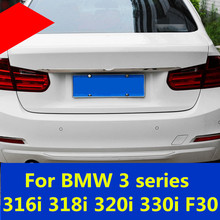 For BMW 3 series 316i 318i 320i 330i F30 Trunk Rear Protector Trim Cover Rear Bumper Protector Sill Car Tail Door Trim Exterior 2024 - buy cheap