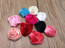 4CM/100PCS High Quality Satin Ribbon Artificial Silk Roses Buds Heads,DIY Material Headdresses,Applique Sewing Flower,Hats,Shoe 2024 - buy cheap