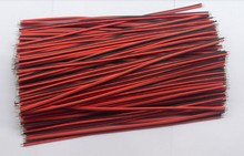 Free Shipping New 22 AWG 2 Pin Single Color Led Strip Red/Black Connecting Wire 20cm DIY Cable!200pcs/lot 2024 - buy cheap