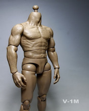 Boneco muscular masculino nude em escala 1/6, figura de ação sem cabeça para esculpir a cabeça dos homens 1:6 2024 - compre barato