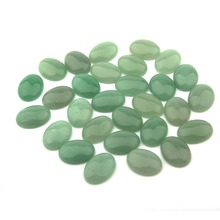 Natural Stone Cabochon Green Aventurine Oval 10X14 12X16 13X18 15X20 18X25mm Egg Shape DIY Jewelry 2024 - buy cheap