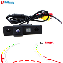 HaiSunny Intelligent Dynamic Trajectory Night Vision Rear View Reversing Backup Camera For SKODA ROOMSTER OCTAVIA TOUR FABI 2024 - buy cheap