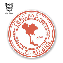 EARLFAMILY 13cm x 13cm Thai Thailand Decal Vinyl Car Sticker iPad Laptop Travel Luggage Tag Map Flag Graphic Waterproof Sticker 2024 - buy cheap