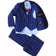 Комплект из 4 предметов: куртка, жилет, штаны, галстук-бабочка 2024 - купить недорого