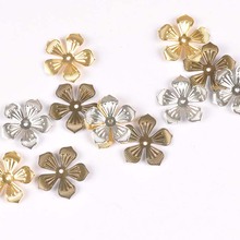 50pcs Vintage 3 Colors Flowers Blank Setting Filigree Wraps Connectors Charm Findings For Jewelry Making 22mm YKL0742 2024 - buy cheap