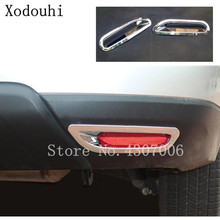 Car Detector ABS Cover Trim Back Tail Rear Fog Light Lamp Frame Stick 2pcs For Nissan X-Trail XTrail T32/Rogue 2014 2015 2016 2024 - buy cheap