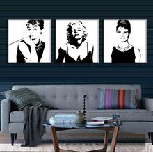 Framed Abstract Modern Home Decoration 3 Panel Singer Canvas Print Painting Wall Art Picture For Living Room Modular Picture 2024 - buy cheap