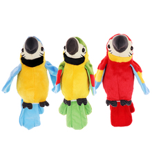 Plush Talking Parrot - Repeat What You Say Electronic Animal Pet Buddy Toy Gift for Kids Children 2024 - buy cheap