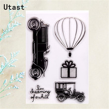 Classical Car Gift Clear Silicone Stamps /Transparent Rubber Stamp for DIY Scrapbooking /Photo Album Decorative Craft Making 2024 - buy cheap