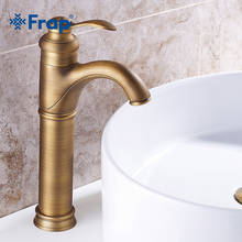 FRAP Brushed Basin Faucets Mixer Single Handle Single Hole Bathroom Faucet Brass Hot and Cold Water Saving Basin Mixer TapY10070 2024 - buy cheap