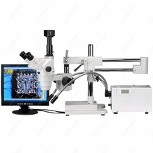 Microscopio estéreo con Zoom Trinocular, suministros de AmScope, microscopio estéreo con Zoom Trinocular 2X-225X + cámara Digital de 5MP 2024 - compra barato