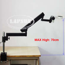 Long Arm Heavy Duty Boom Large Stereo Clamp Table Stand Four Arms System with 76mm Microscope Holder Ring Support Pillar 2024 - buy cheap