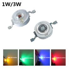 Bombilla LED de alta potencia, luz roja/roja profunda/Verde/azul/amarilla/luz, Chip Epistar de Taiwán para DIY, 10 Uds. 2024 - compra barato