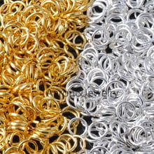 5-10mm 1000-150 PCs Gold And silvery Open Jump Rings beads For Jewelry Handmade YY3012 2024 - buy cheap