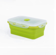 2019 New Silicone Collapsible Portable Bento Box Bowl Lunch Bento Boxes Folding Food Container Lunchbox 500ml Eco-Friendly 2024 - buy cheap