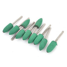 10 Pcs Green 4/5/6/8/10/12mm Cone Tip Dia Mounted Grinding Deburring Point Polishing Tool Shank Diameter 3mm 2024 - buy cheap