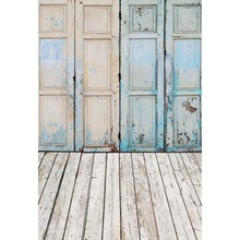 Fondos de fotografía de 5x7 pies, Fondo de foto de puerta de madera Retro, impreso por ordenador, fondos de niños y bebés para S-1211 de estudio fotográfico 2024 - compra barato