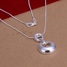 Promotion! wholesale 925 jewelry silver plated necklace, 925 jewelry silver plated fashion jewelry fashion necklace N269 2024 - buy cheap